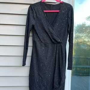 Elegant Black Sparkle Dress